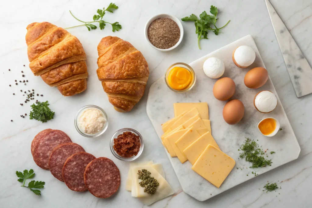 burger king croissant sandwich​