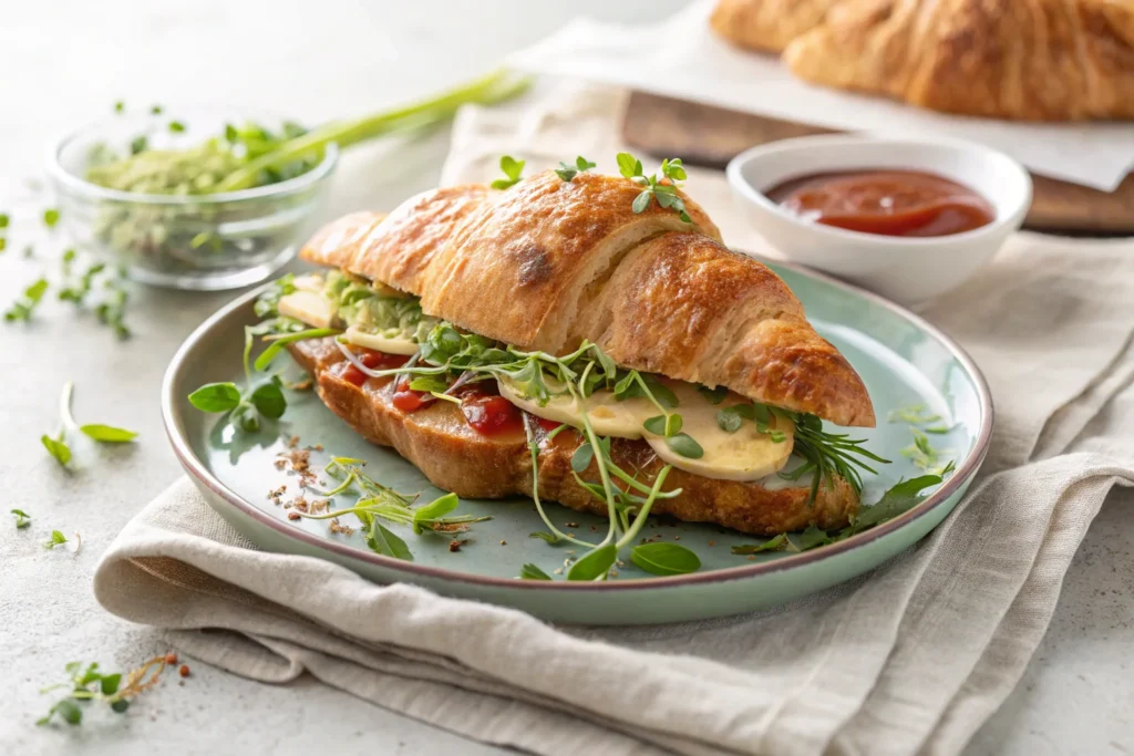 burger king croissant sandwich​ 