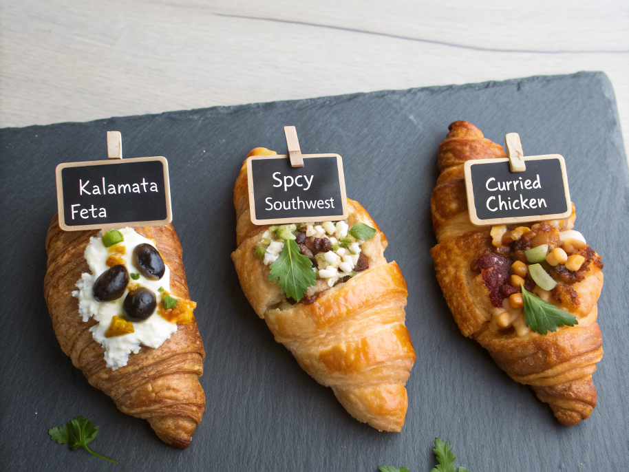 chicken salad and croissants​