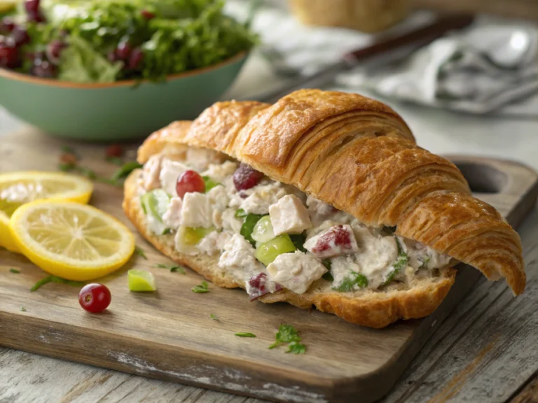chicken salad and croissants​