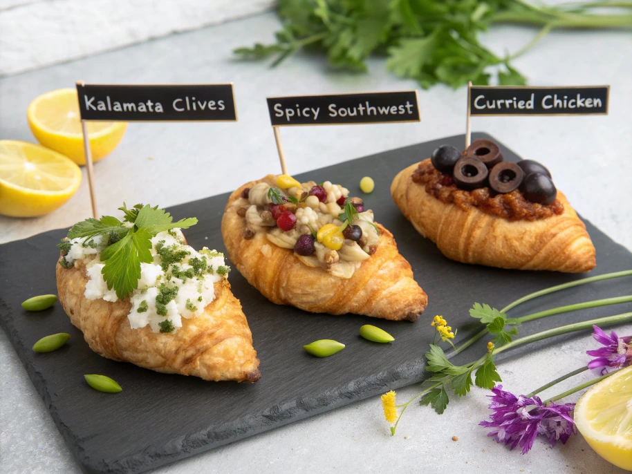 chicken salad croissant platter​