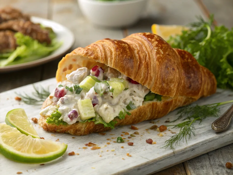 How to Make Perfect Chicken Salad on a Croissant in 20 Minutes