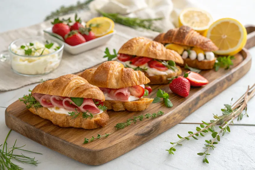 croissant sandwich platter​