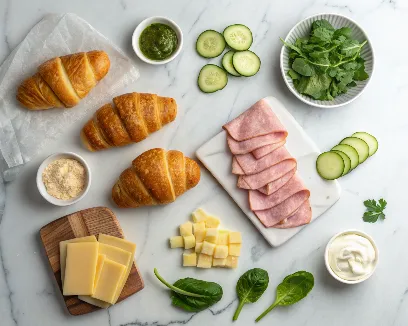 croissant sandwich platter​