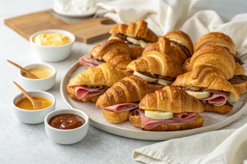 croissant sandwich platter​