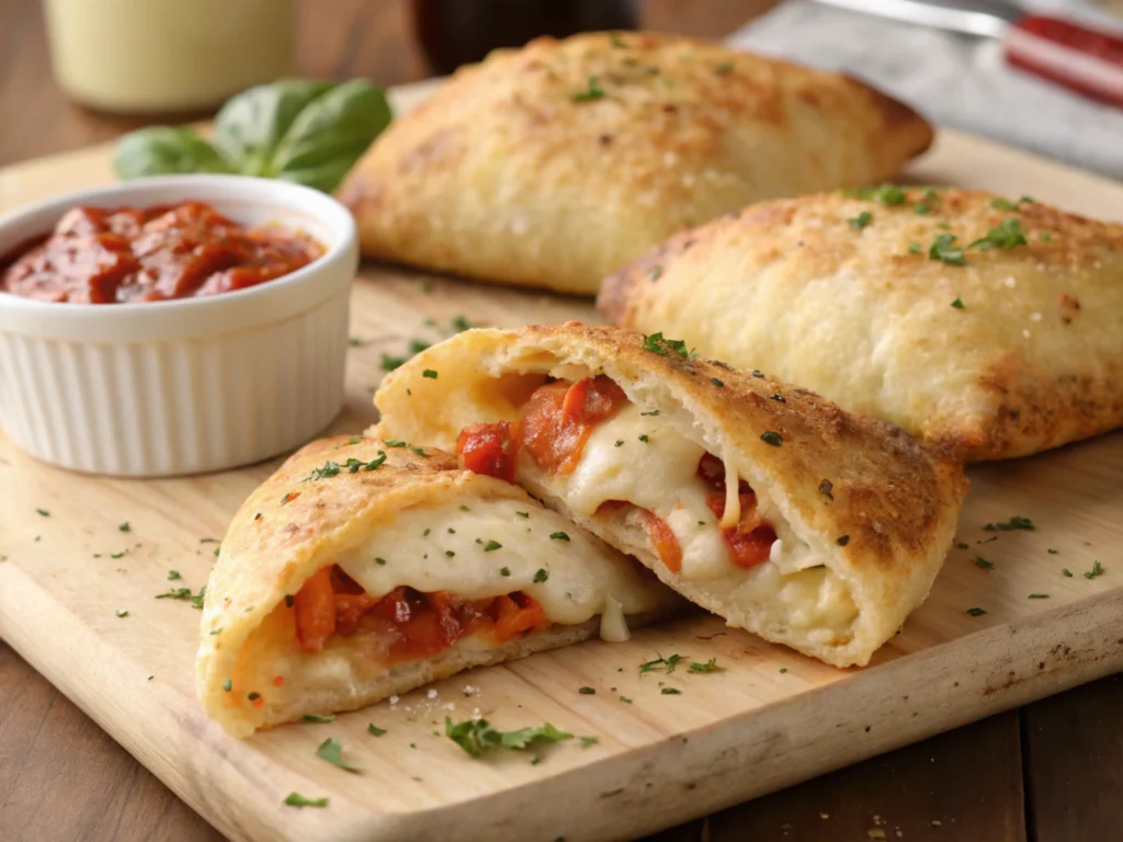 Homemade Easy Cheesy Pizza Pockets