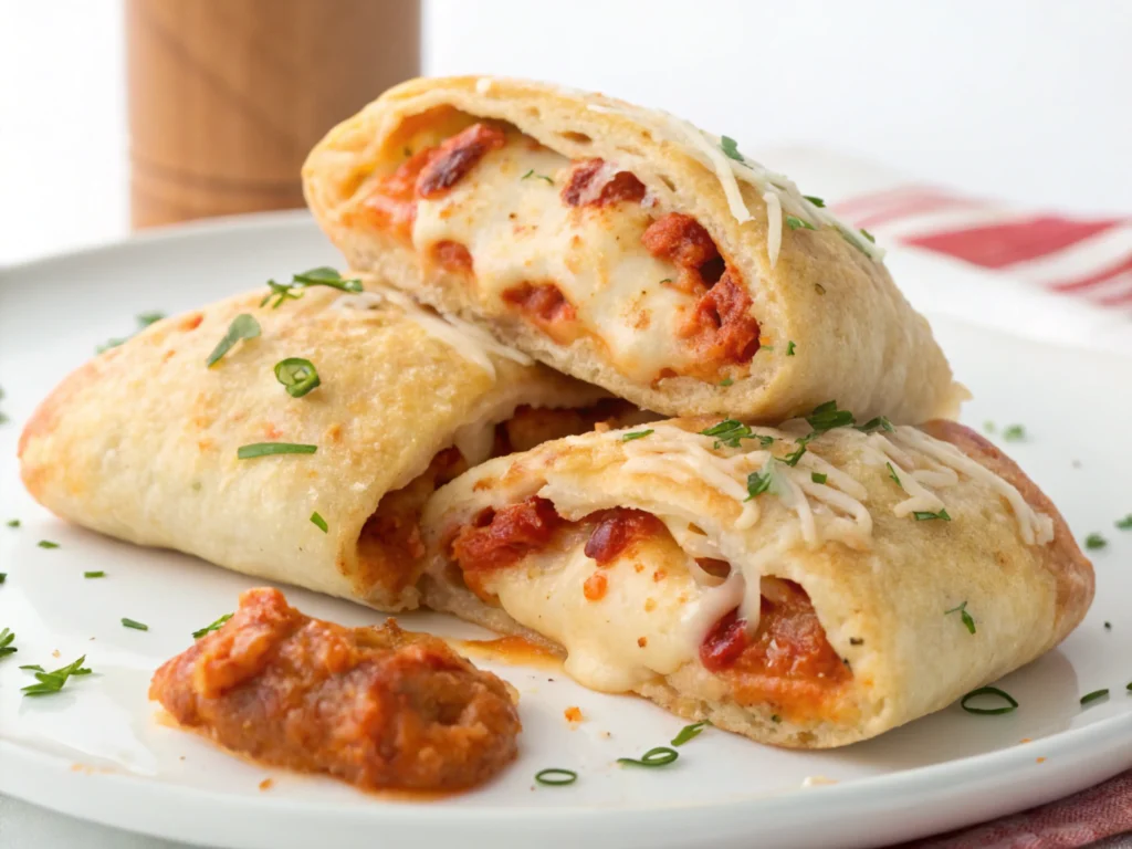 Homemade Easy Cheesy Pizza Pockets